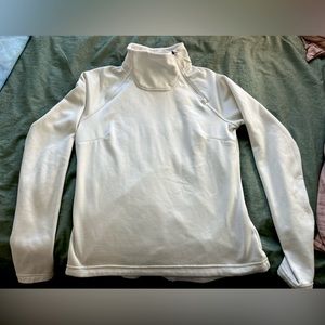 North Face quarter zip - white